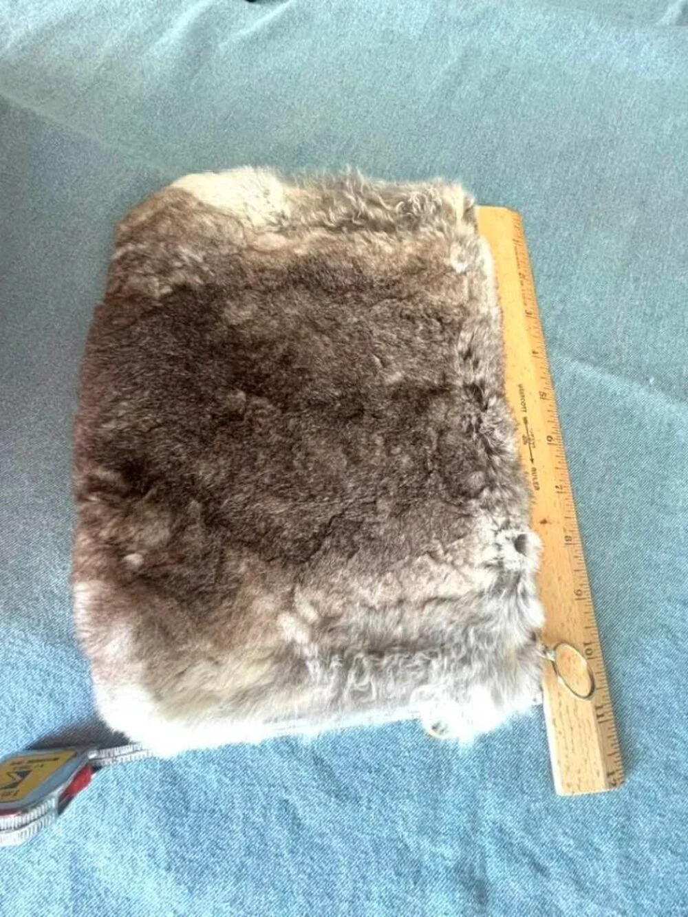 Fur & Leather Clutch by Pennyroyal - Luxury Hippie Earthy